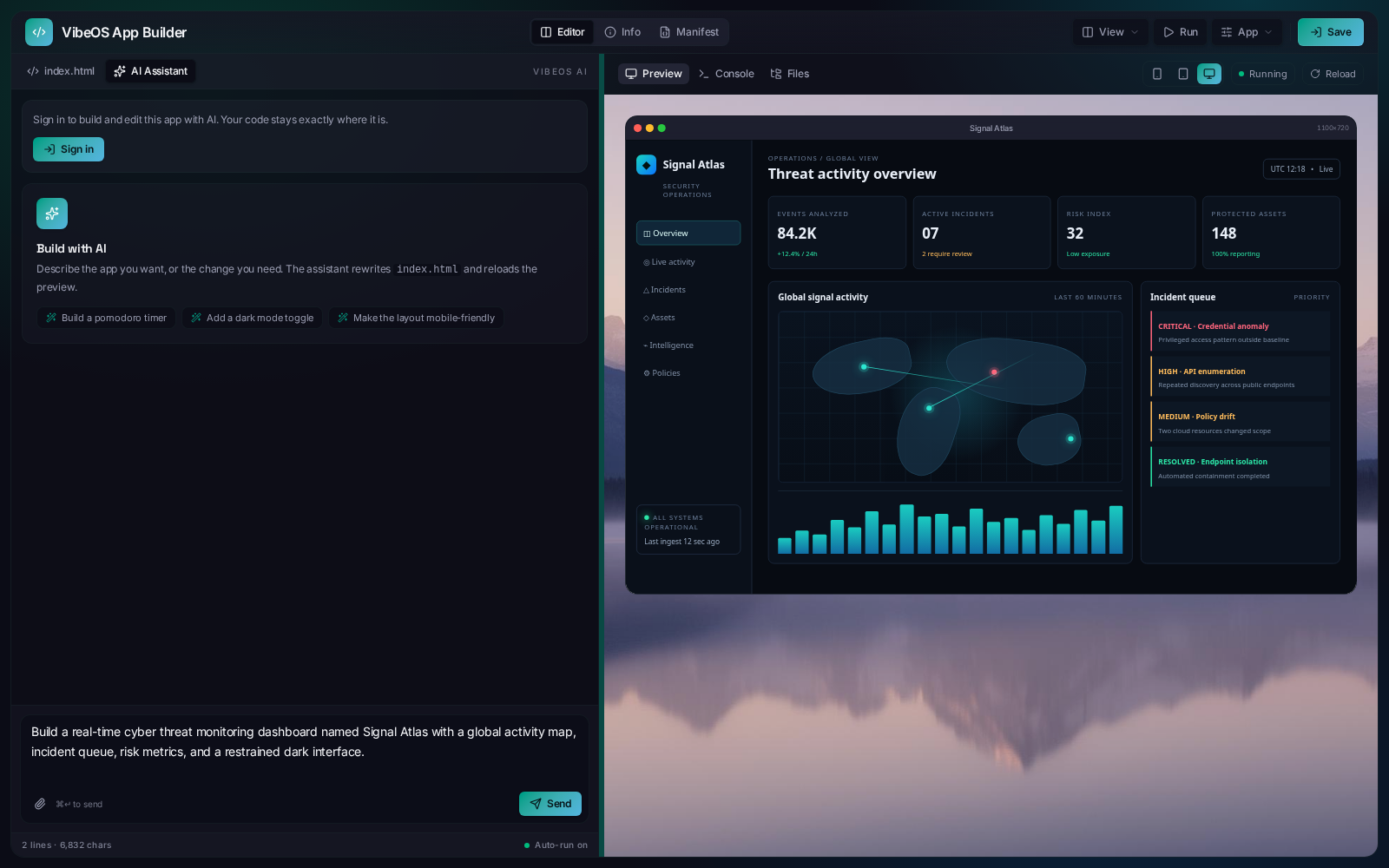 App Center interface showcase